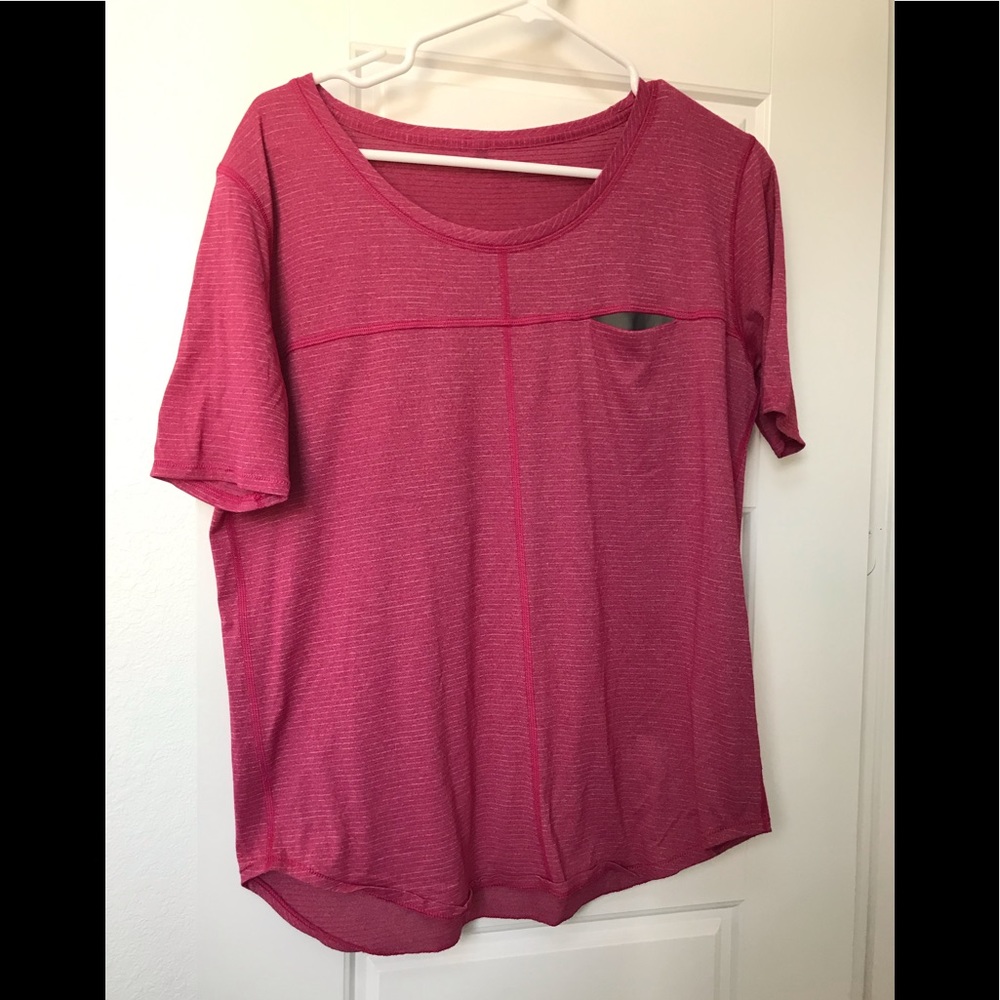 Lululemon short sleeve pink tee
